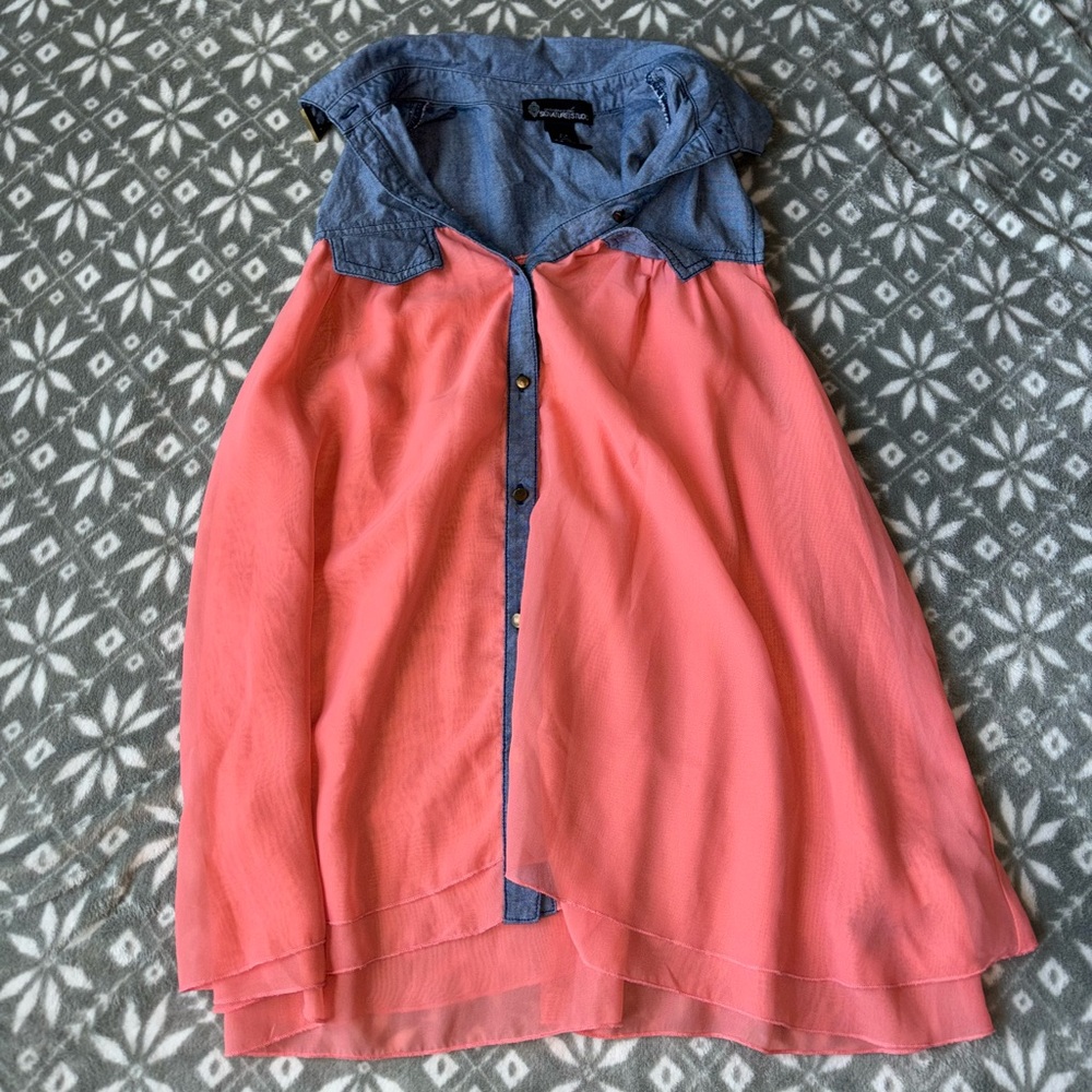 Tank Top Button Down